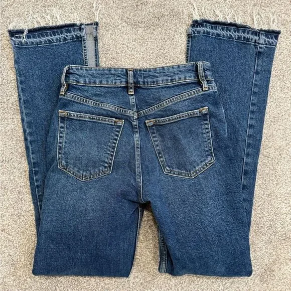 Free People We The Free Emmy Bootcut Split Hem Jeans 26 EUC